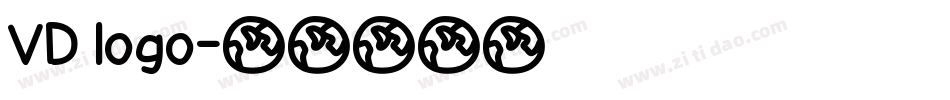 VD logo字体转换